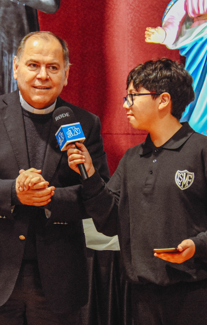 LSMF recibe la visita del Inspector P. Nelson Moreno