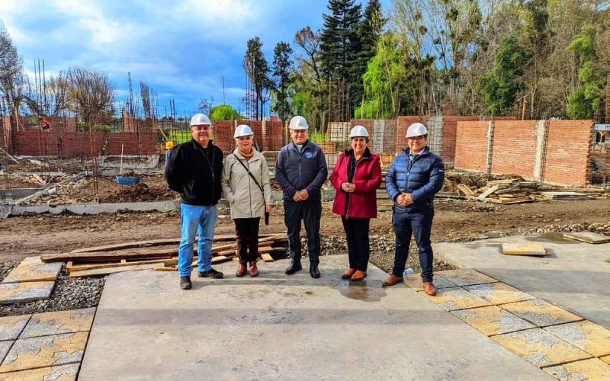 Avances edificio Educación Prebásica en Linares