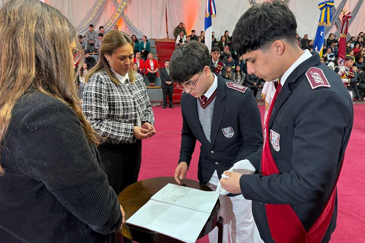 Cambio de Abanderados, Centro de Estudiantes y Banda IDB