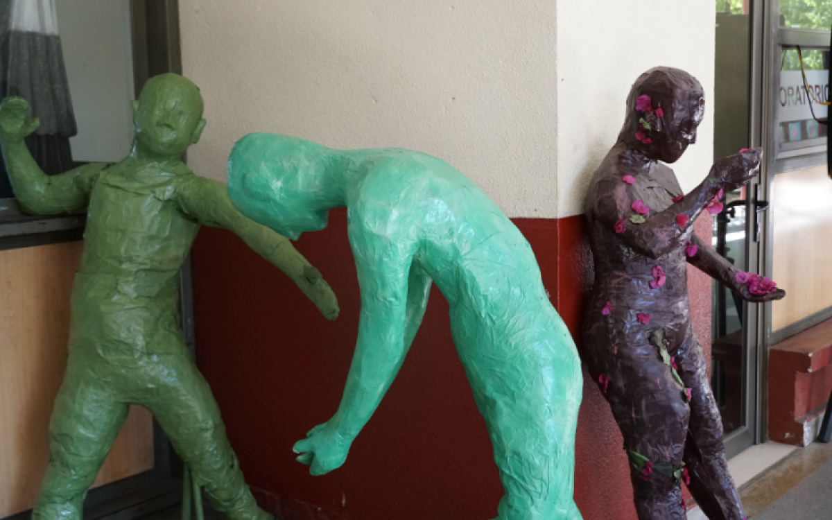 Arte escolar florece en el Oratorio