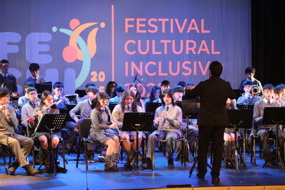 Banda Sinfónica de Salesianos Puerto Montt participó en Festival Cultural Inclusivo
