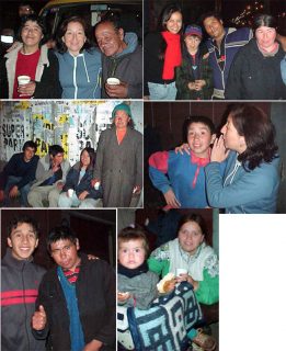 Concepción: Navidad con familias de la calle