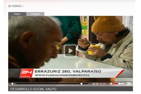 TVN destaca Centro Día de Fundación Don Bosco Valparaíso