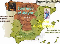 Nueva configuración de los Salesianos en España