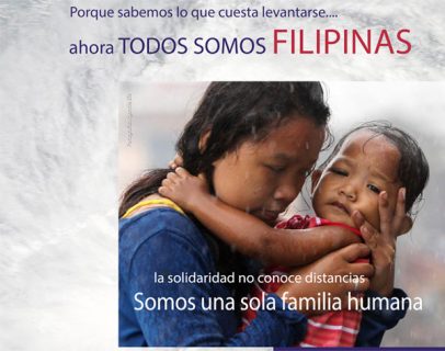 Campaña de oración y solidaridad junto al pueblo filipino