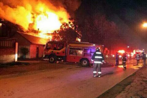 Incendio en la Obra Salesiana de Linares