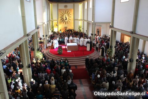 Cientos de fieles celebraron a Santa Teresa de Los Andes en Auco