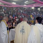 Multitudinaria procesión de María Auxiliadora en Talca