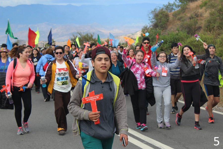 [Fotoreportaje] Protagonismo salesiano en Peregrinación a Los Andes
