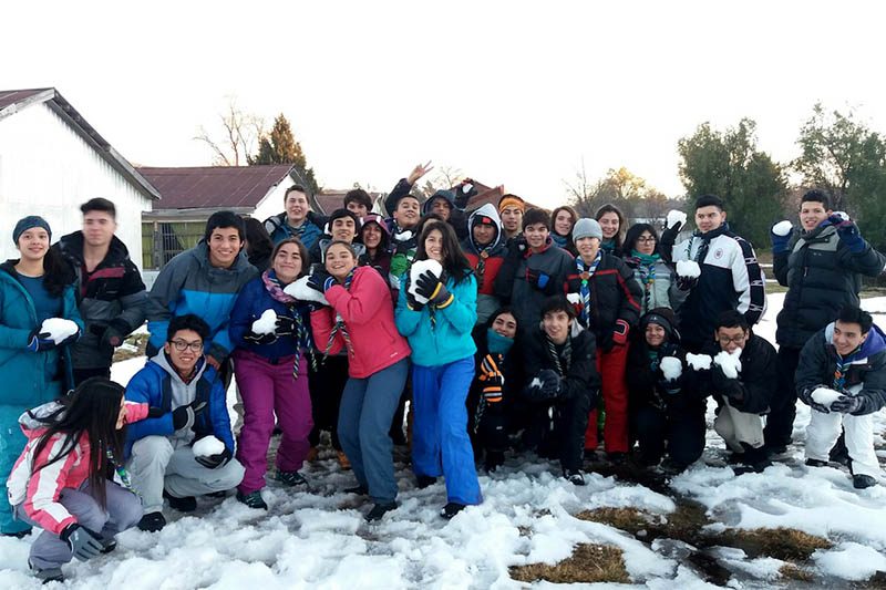 Más de cien niños participaron en el campamento de invierno Scout de Salesianos Concepción