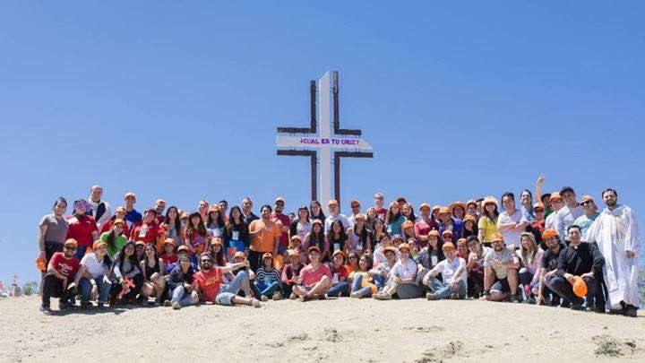 90 voluntarios del MJS colaboraron en la peregrinación a Los Andes