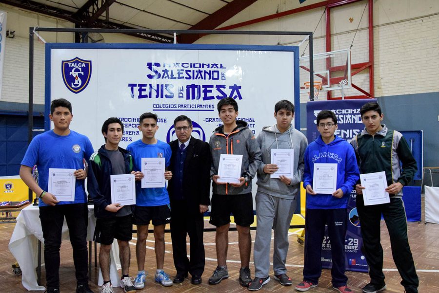 PSJ se corona campeón en Torneo Nacional Salesiano de Tenis de Mesa en Talca
