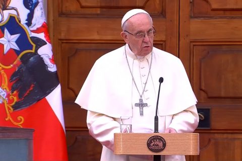 [VIDEO] El Papa en La Moneda: “El bien común, si no tiene un carácter comunitario, nunca será un bien”