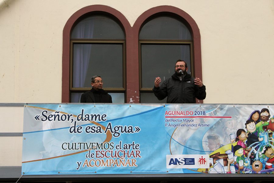 P. Carlo Lira visita  Obra Salesiana de La Serena