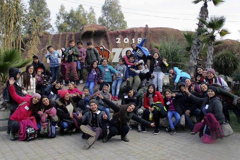 Niños de Fundación Don Bosco visitan Buin Zoo