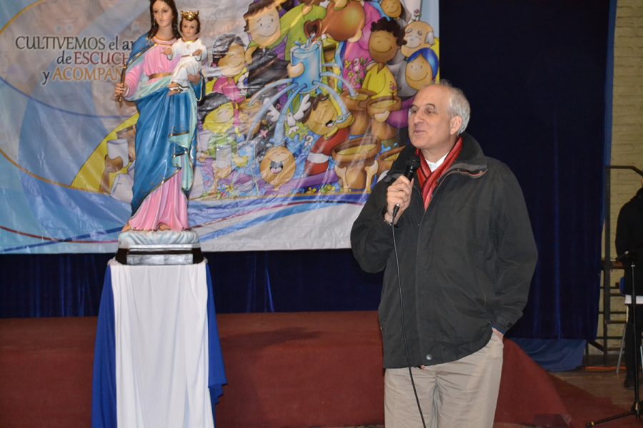 P. Guillermo Basañes visitó comunidad salesiana de Catemu