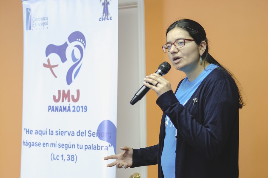 Polera oficial peregrinos chilenos JMJ Panamá