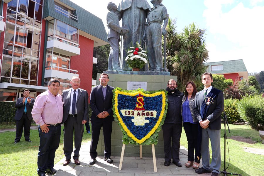 P. Carlo Lira visitó Colegio salesiano de Concepción