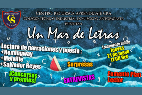 Don Bosco Antofagasta celebrará a la literatura en el mes del mar