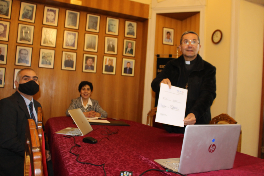 Salesianos La Serena firma convenio con Instituto Profesional Santo Tomás