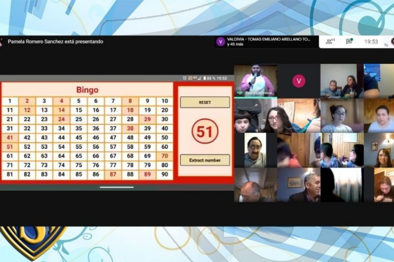 Bingo Familiar Virtual en Instituto Salesiano de Valdivia