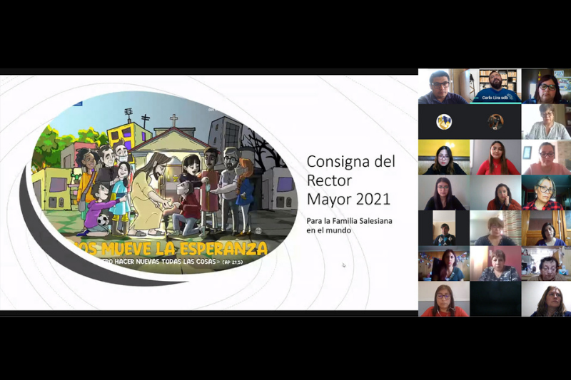 Visita Inspectorial online Liceo Salesiano Monseñor Fagnano Puerto Natales