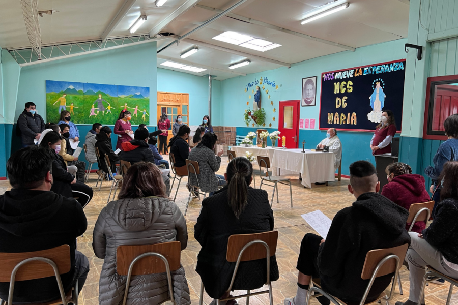 Caeteratolle realiza jornada de grabación en Escuela Especial Laura Vicuña de Puerto Montt