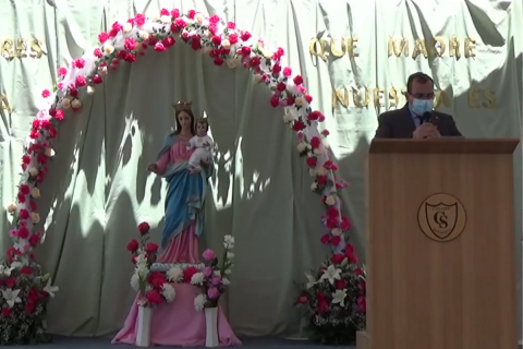 Inicio mes de María en Don Bosco Calama
