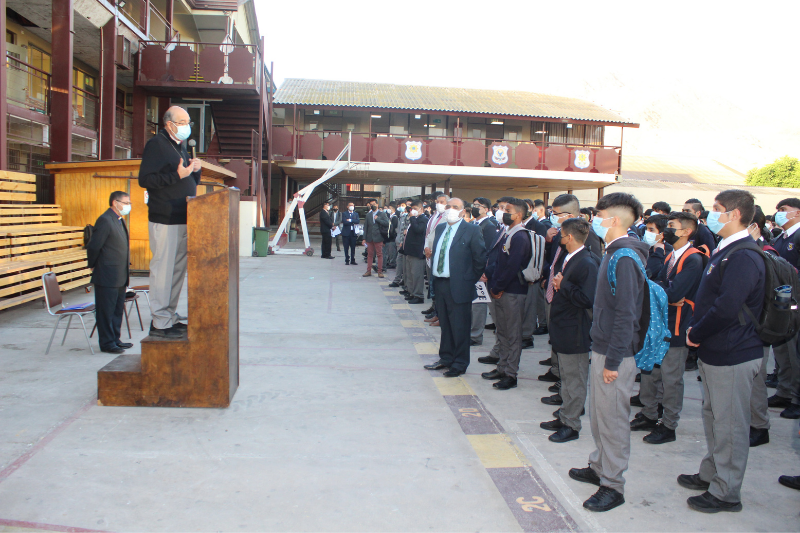 Salesianos Copiapó inicia año escolar cumpliendo todas las medidas sanitarias