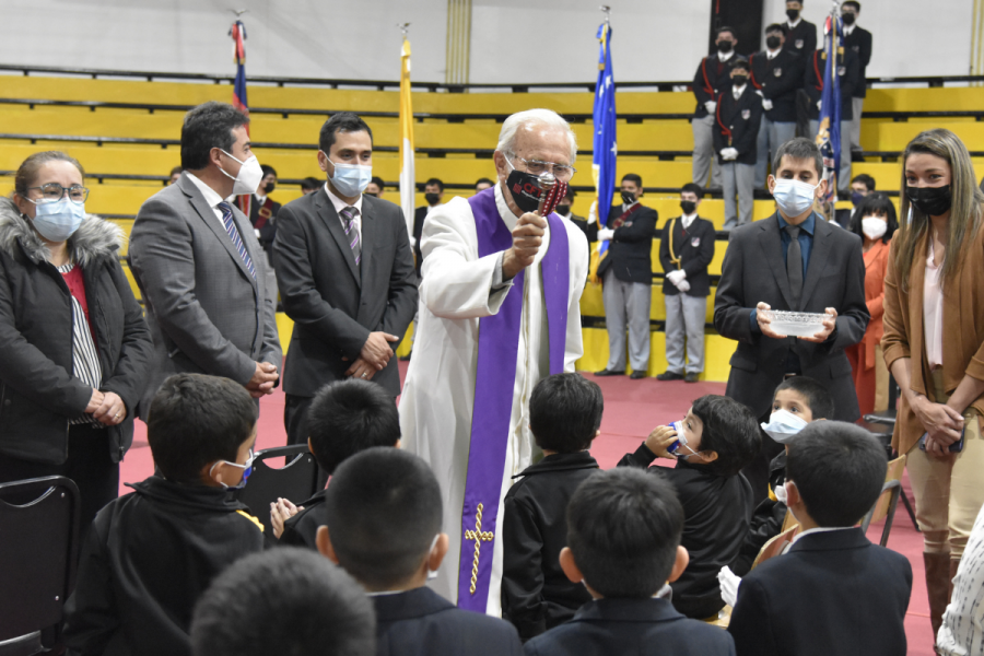 Inducción apoderados nuevos y bendición alumnos en Liceo San José