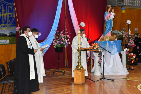 Familia Salesiana de Puerto Natales celebró a María Auxiliadora