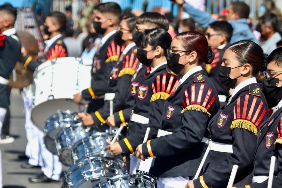 Colegio Don Bosco Calama rindió honores a las Glorias Navales