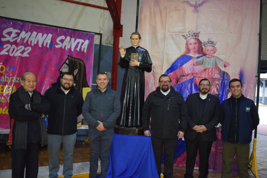 P. Carlo Lira visita presencia salesiana de Talca