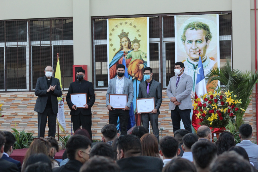 Ceremonia de titulación en Salesianos Copiapó