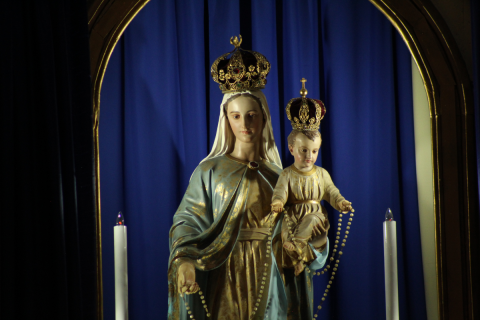 Salesianos Copiapó participa en Novena a Virgen del Rosario