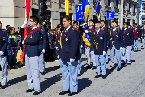 Desfile Semana Salesiana 2022 en Punta Arenas
