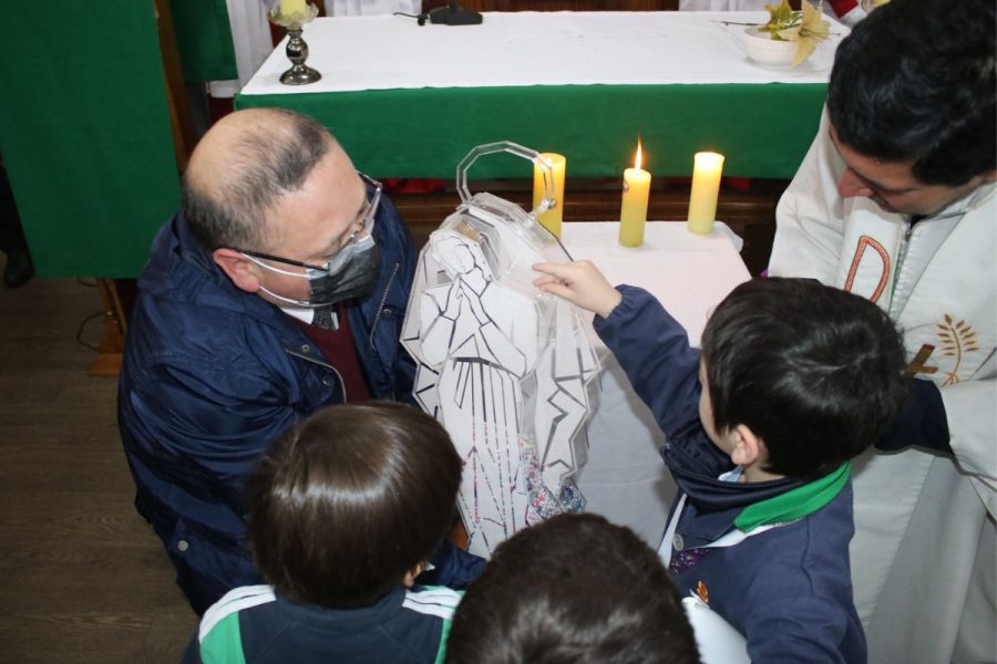 Salesianos Concepción recibió imagen de la Virgen Peregrina