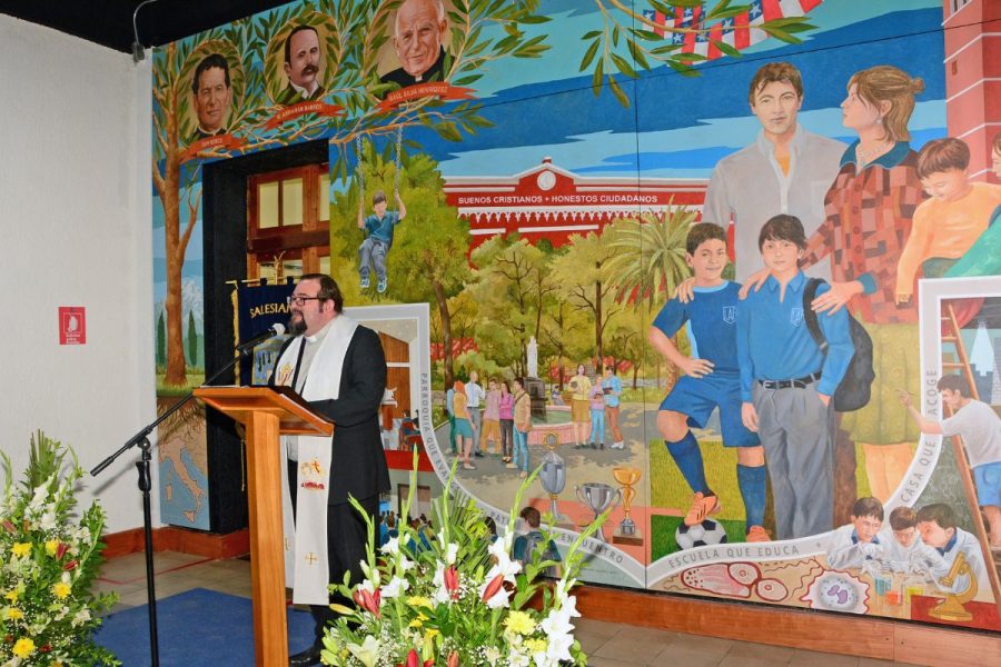 Inauguración de mural en homenaje al Sistema Preventivo Salesiano