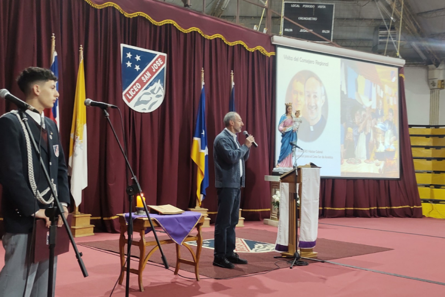 P. Gabriel Romero visitó Presencia Salesiana de Magallanes