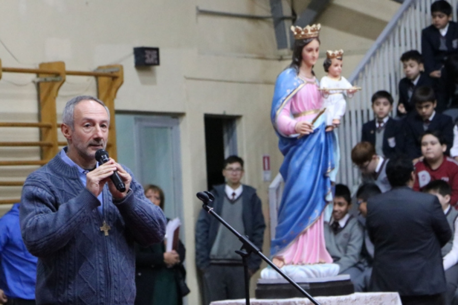P. Gabriel Romero visitó Presencia Salesiana de Magallanes