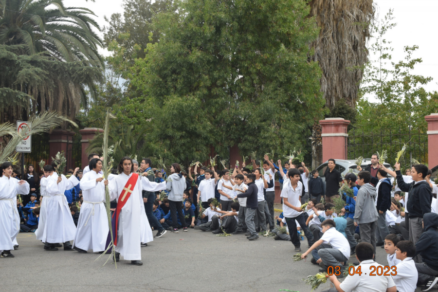 Colegios salesianos de Macul y La Serena inician celebración Semana Santa 2023