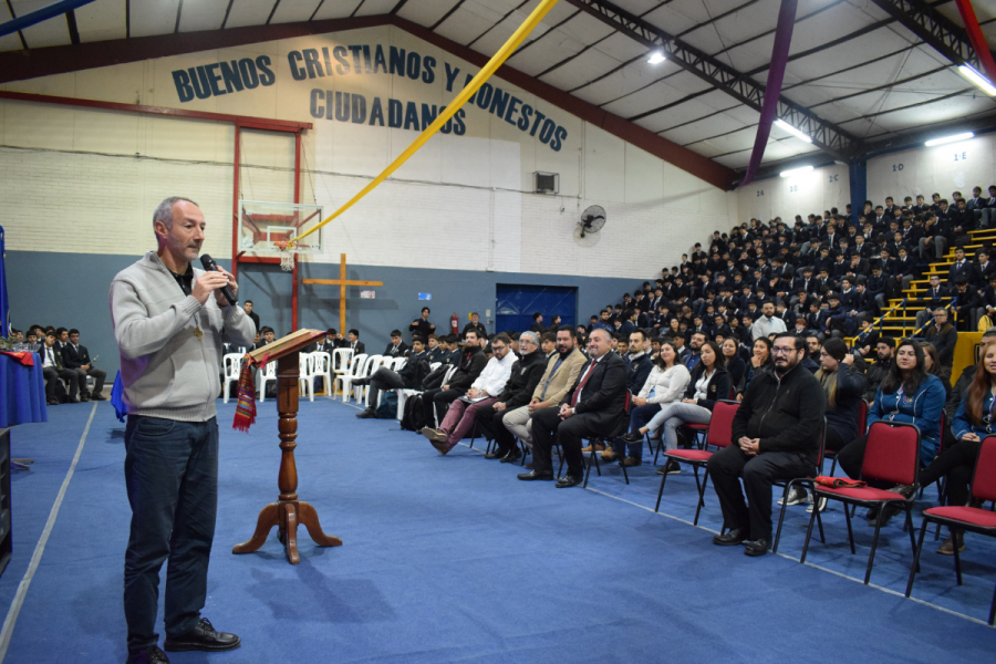 P. Gabriel Romero visitó Presencia Salesiana de Talca