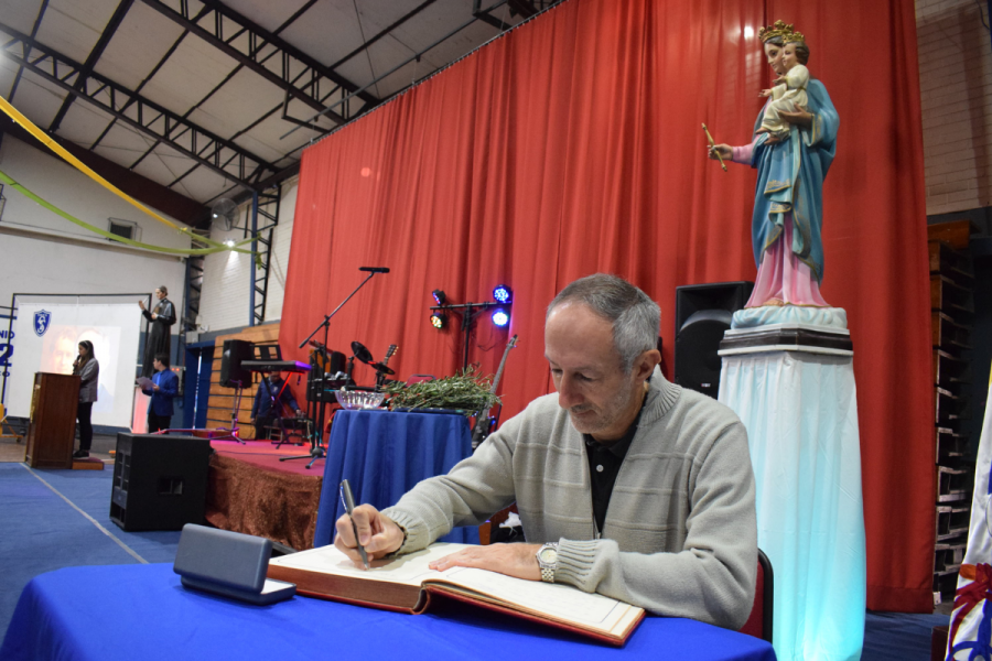 P. Gabriel Romero visitó Presencia Salesiana de Talca
