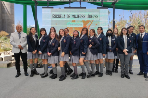 Estudiantes Don Bosco Calama participan en Escuela Mujeres Líderes Codelco