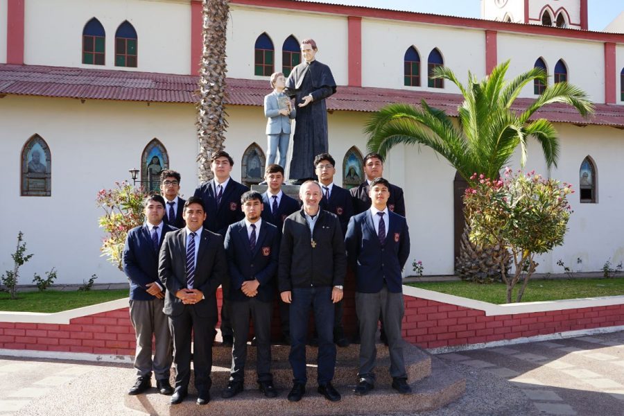 P. Gabriel Romero visitó Salesianos La Serena