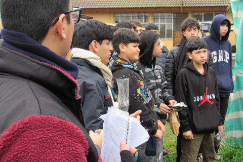 Brigada medioambiental Salesianos Alameda visita Escuela de Catemu