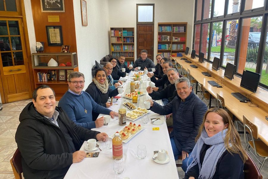 Equipo de Comunicación Salesianos de América visita el Liceo Arriarán Barros