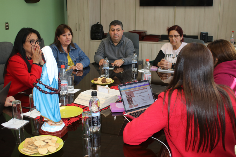 Representantes áreas nivel central realizan visita integral a Salesianos Concepción