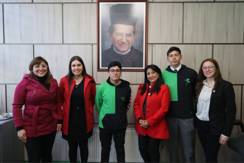 Representantes áreas nivel central realizan visita integral a Salesianos Concepción