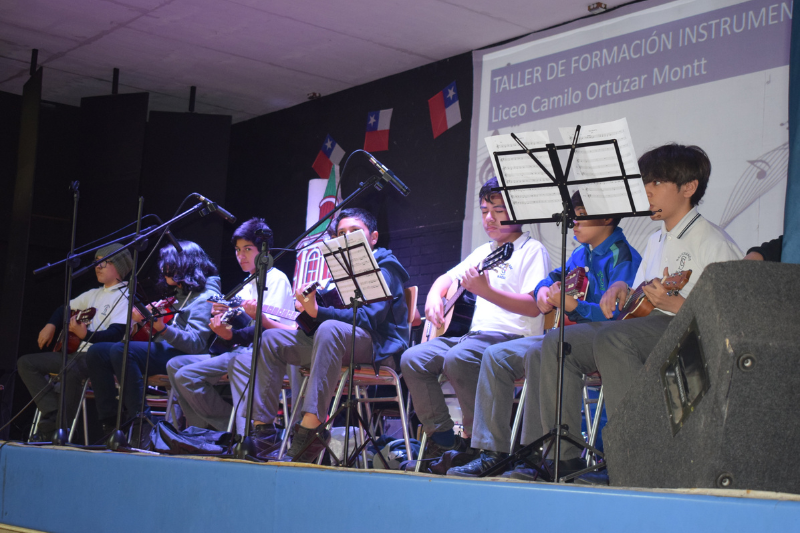 Primer Festival Escolar Conjunto instrumentales en Salesianos Macul